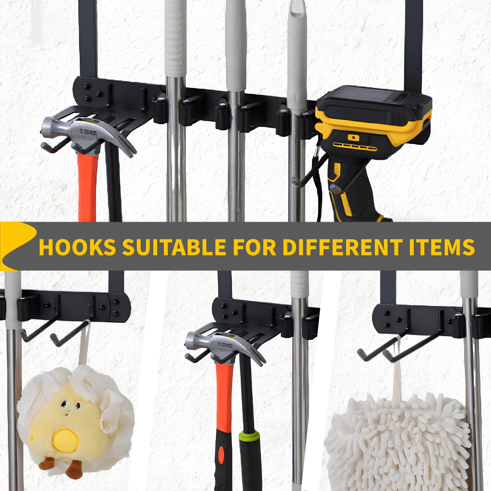 Broom Holder Door Mount