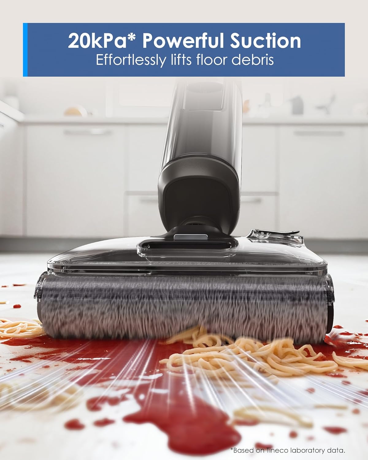 Tineco Floor ONE i6 Stretch Wet Dry Vacuum Cleaner, Vacuum & Mop All in One, 20kpa Powerful Suction, Up to 40 Minutes Runtime, 180° Lay-Flat, Anti-Tangle Design, Full-Path Self-Cleaning&185℉ Flashdry - ModHome Supplies