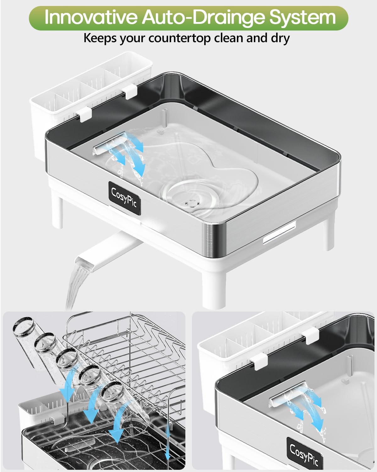 2 Tier Dish Drying Rack