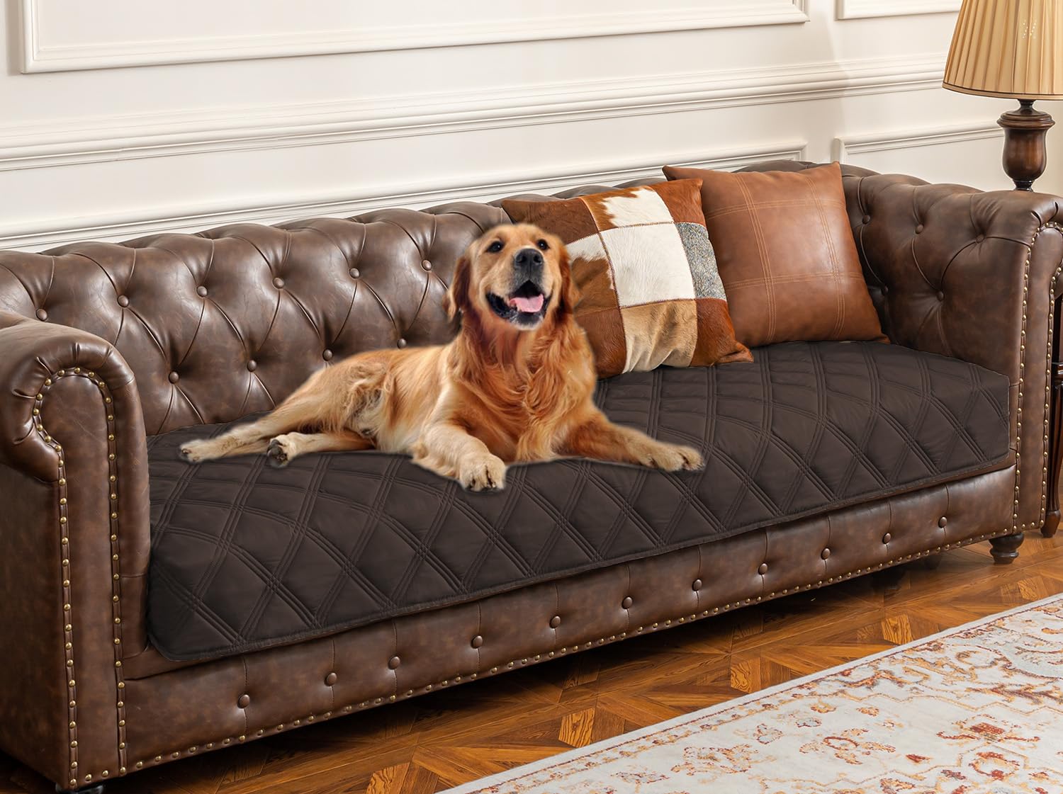 Waterproof Dog Bed Cover Pet Blanket with Anti
