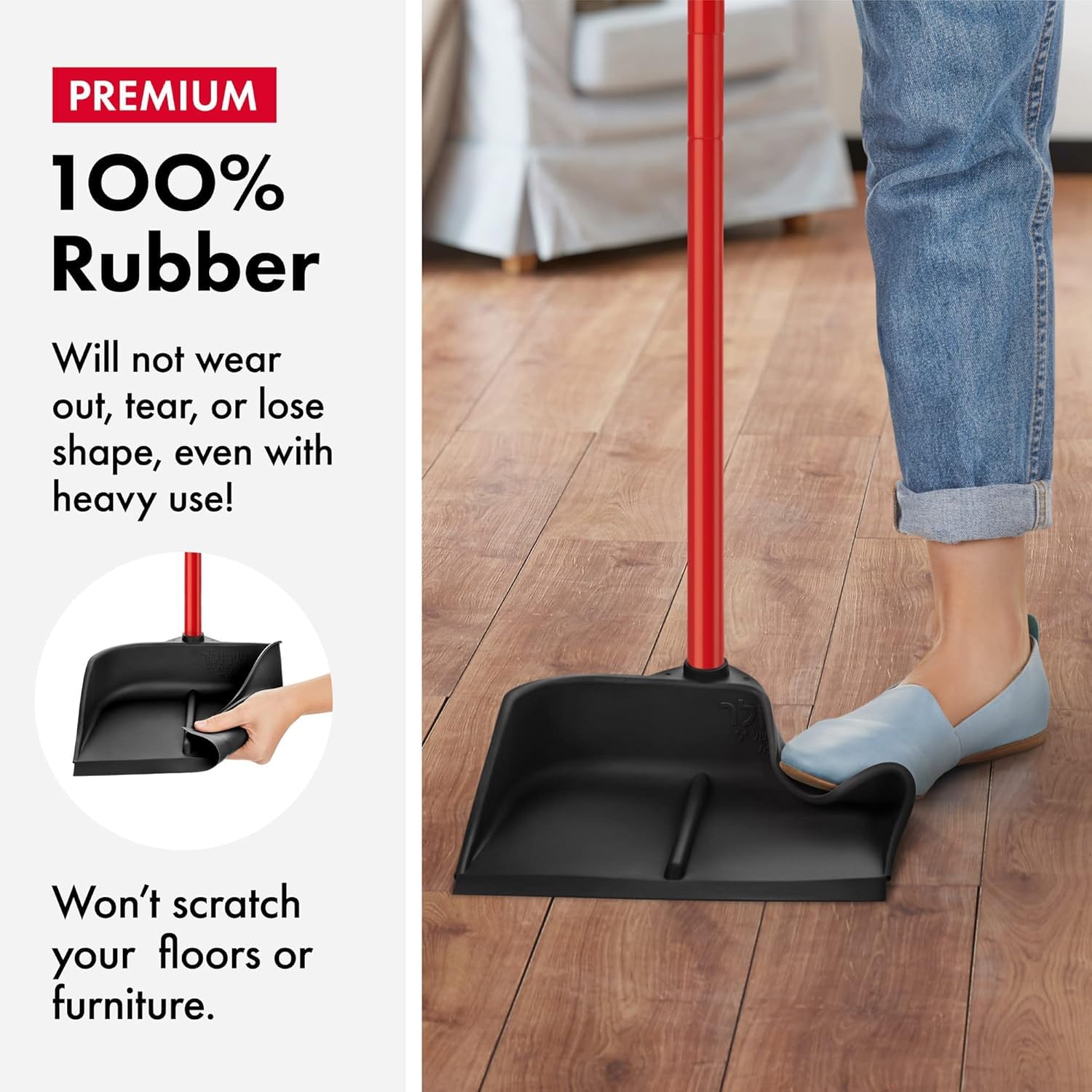 Dustpan with Handle by Ravmag
