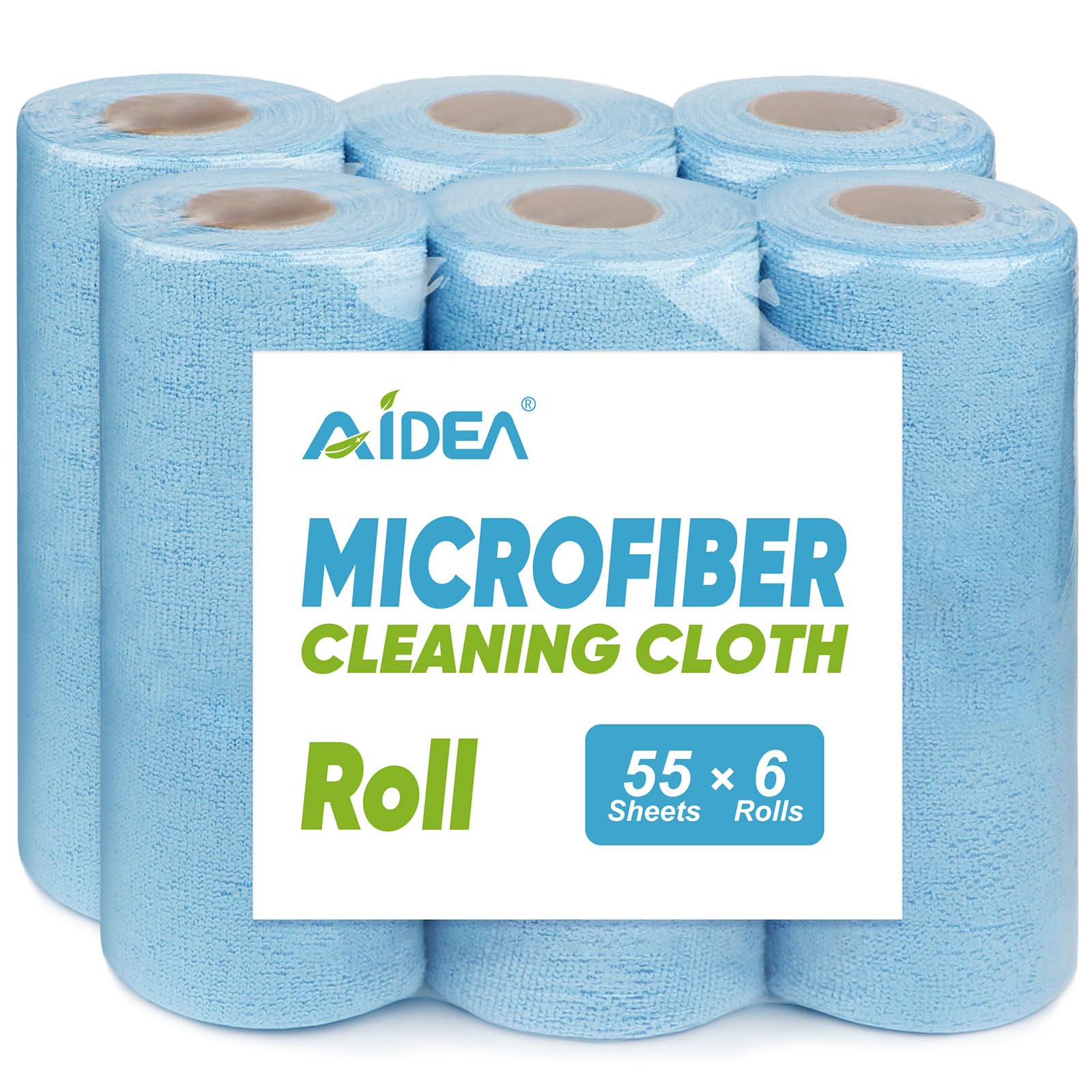 Microfiber Cleaning Cloth 330 Sheets 6 Roll (330 Count) - ModHome Supplies