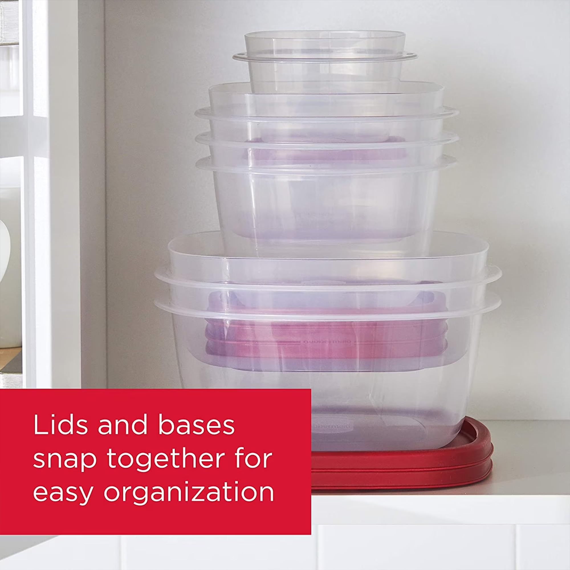 42 Piece Food Storage Containers with Lids