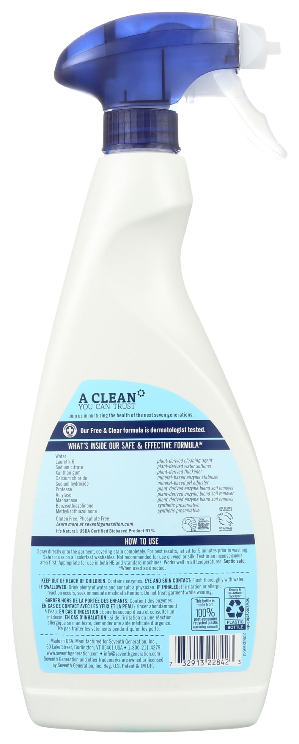 Natural Laundry Stain Remover (16 Fl Oz)