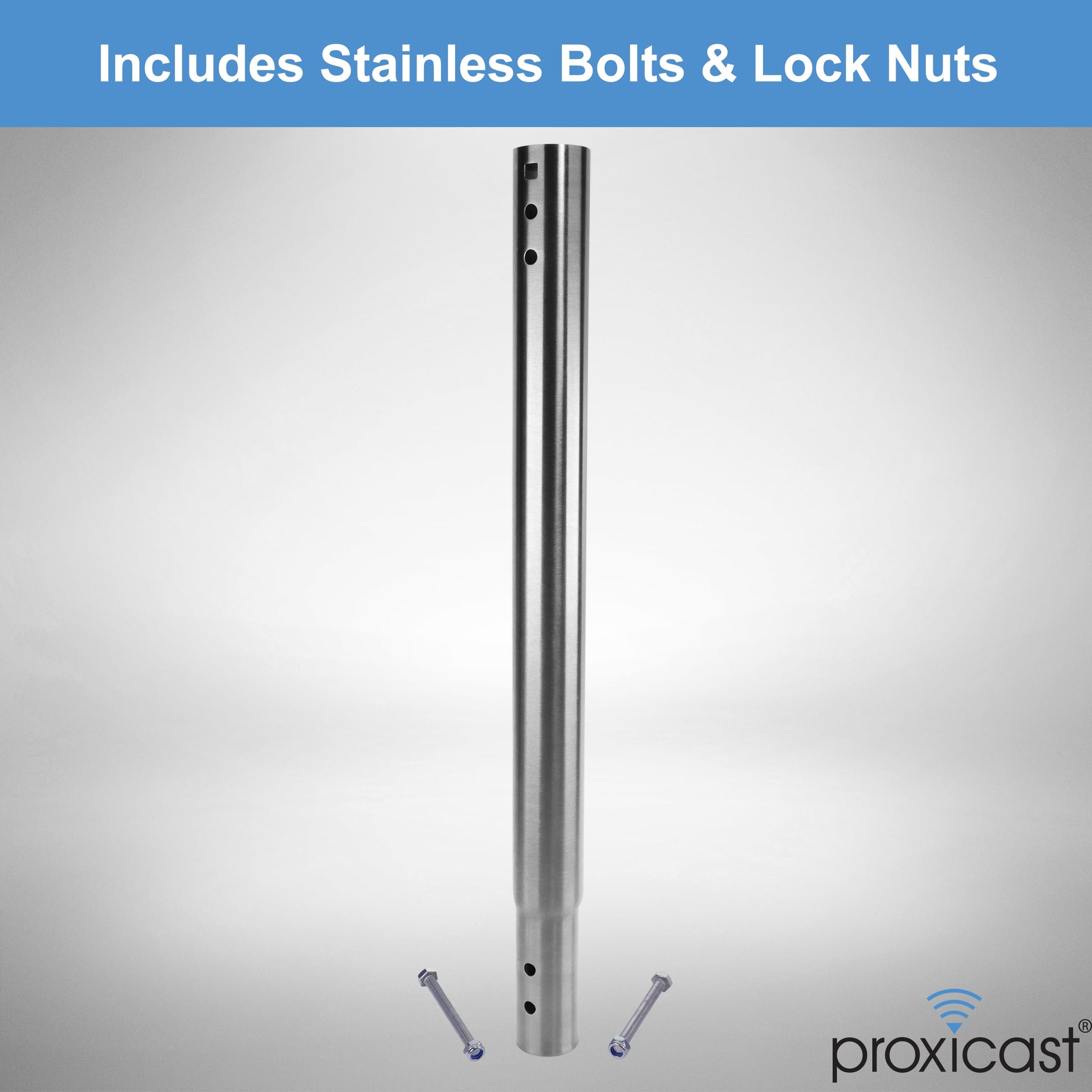 12 inch Stainless Steel Extension Pole for J