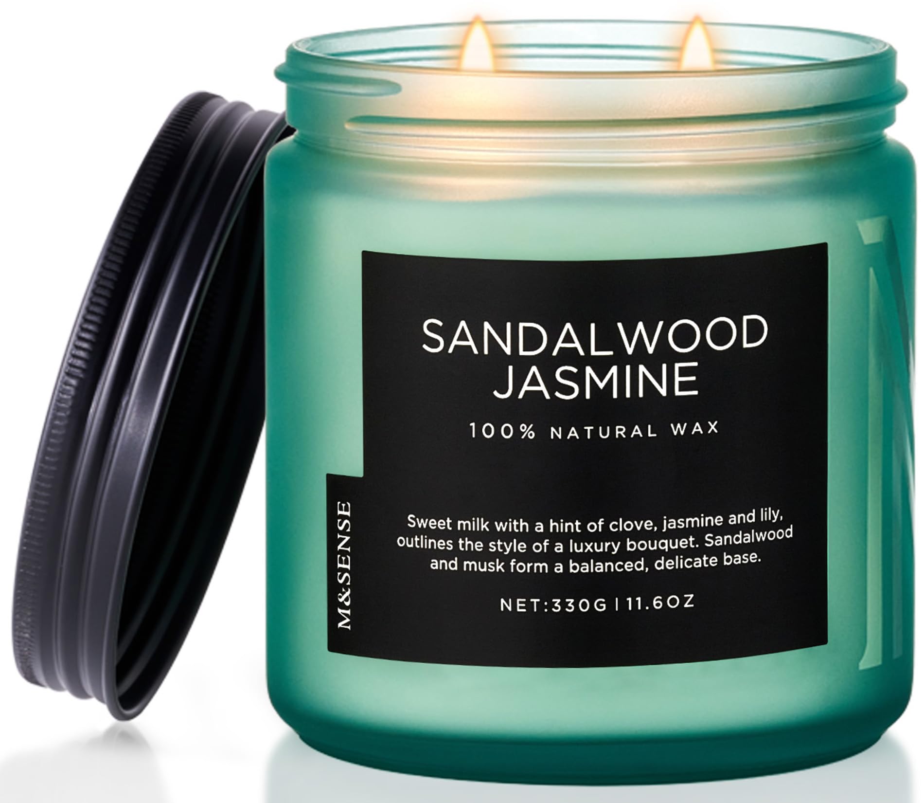 Sandalwood Jasmine Home Scented Candles (11.6 Ounce)