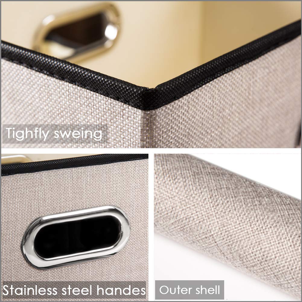 Foldable Storage Bin with Lid [3 (3 Count)