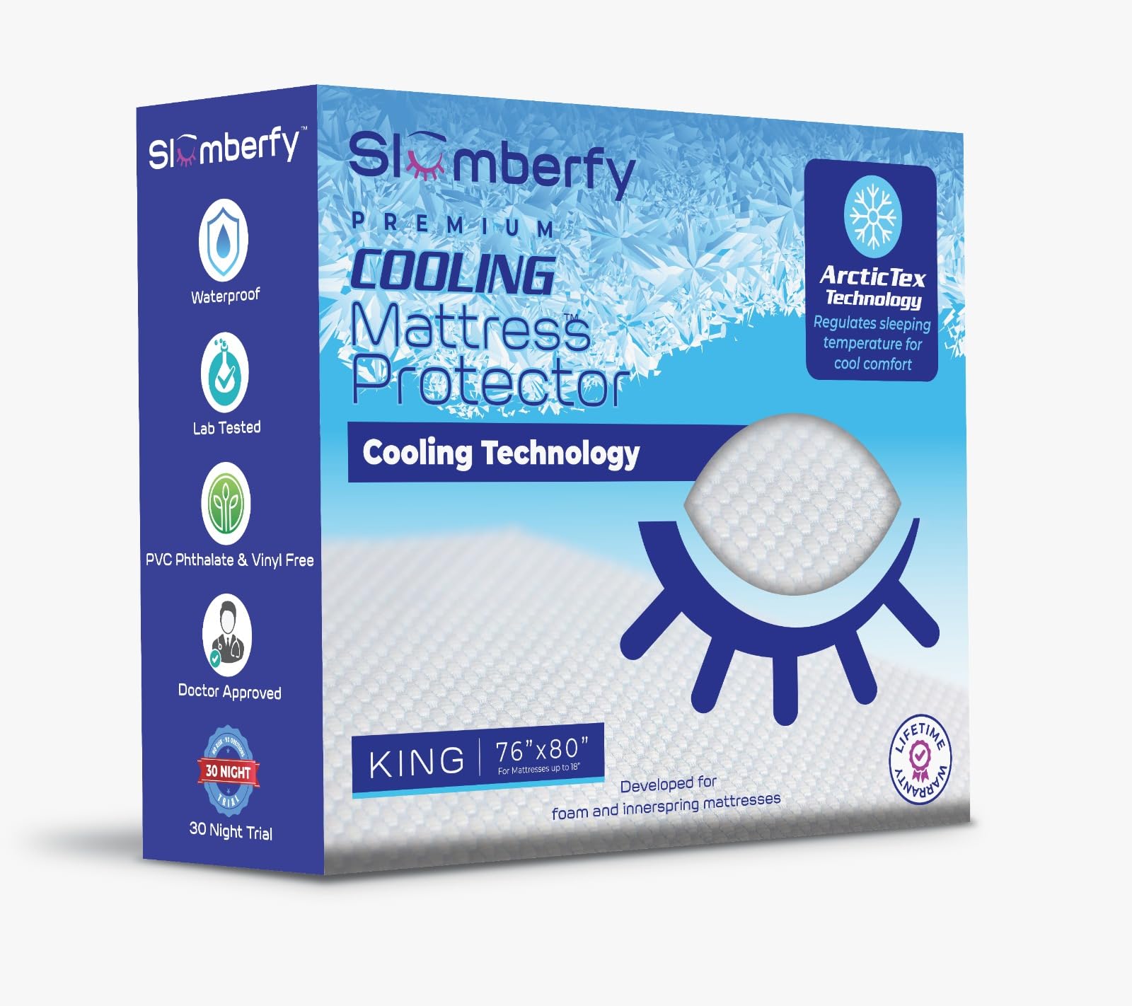 King Size Waterproof Cooling Mattress Protector