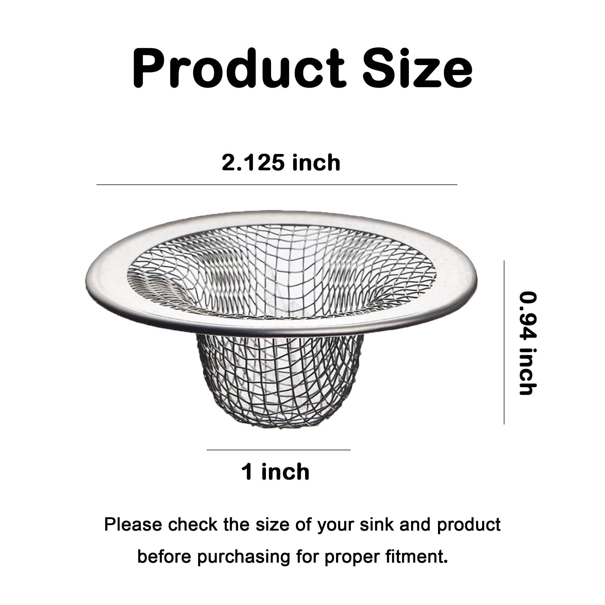 20Pcs Small Drain Mesh Basket (20 Count)