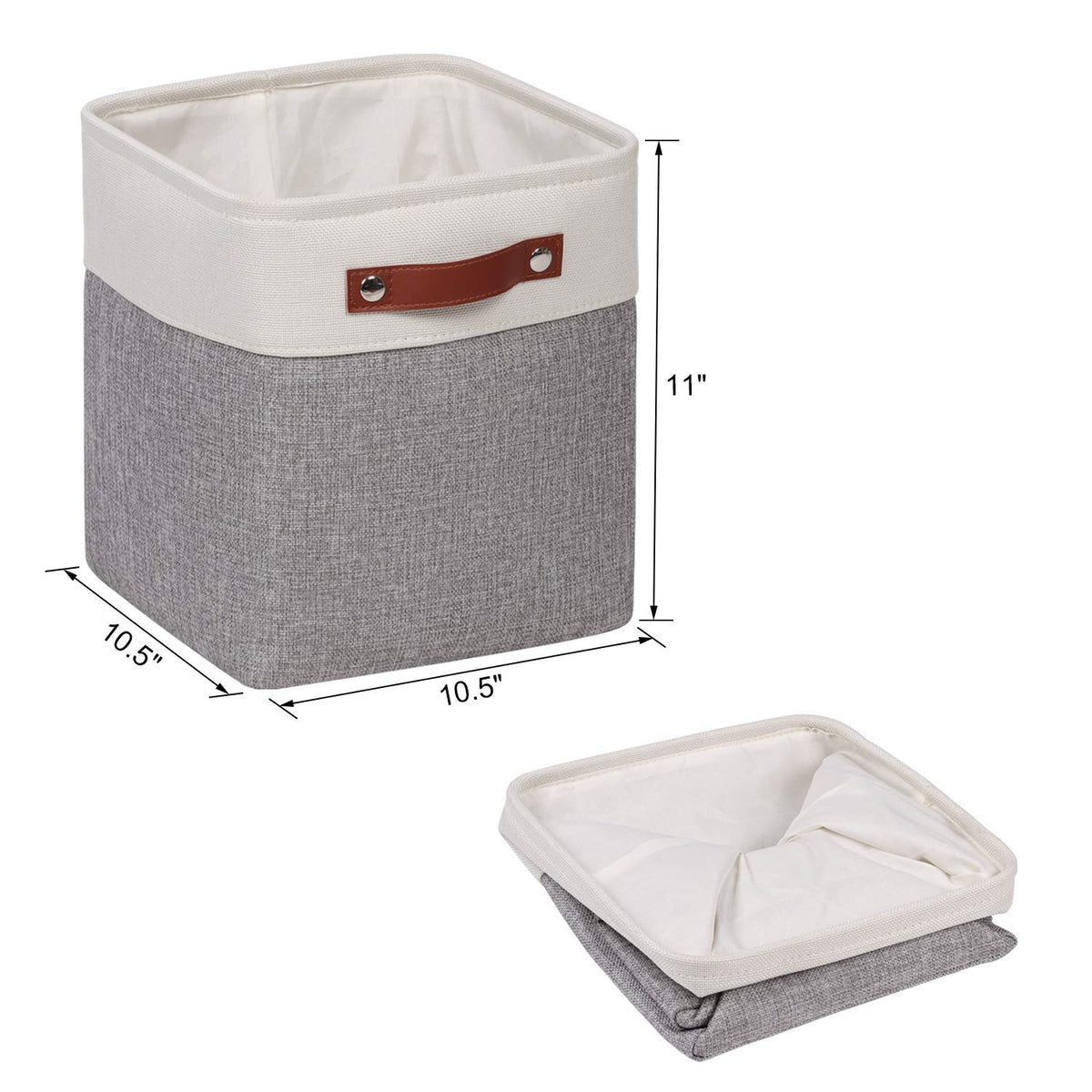 Fabric Cube Storage Bins (4 Count)