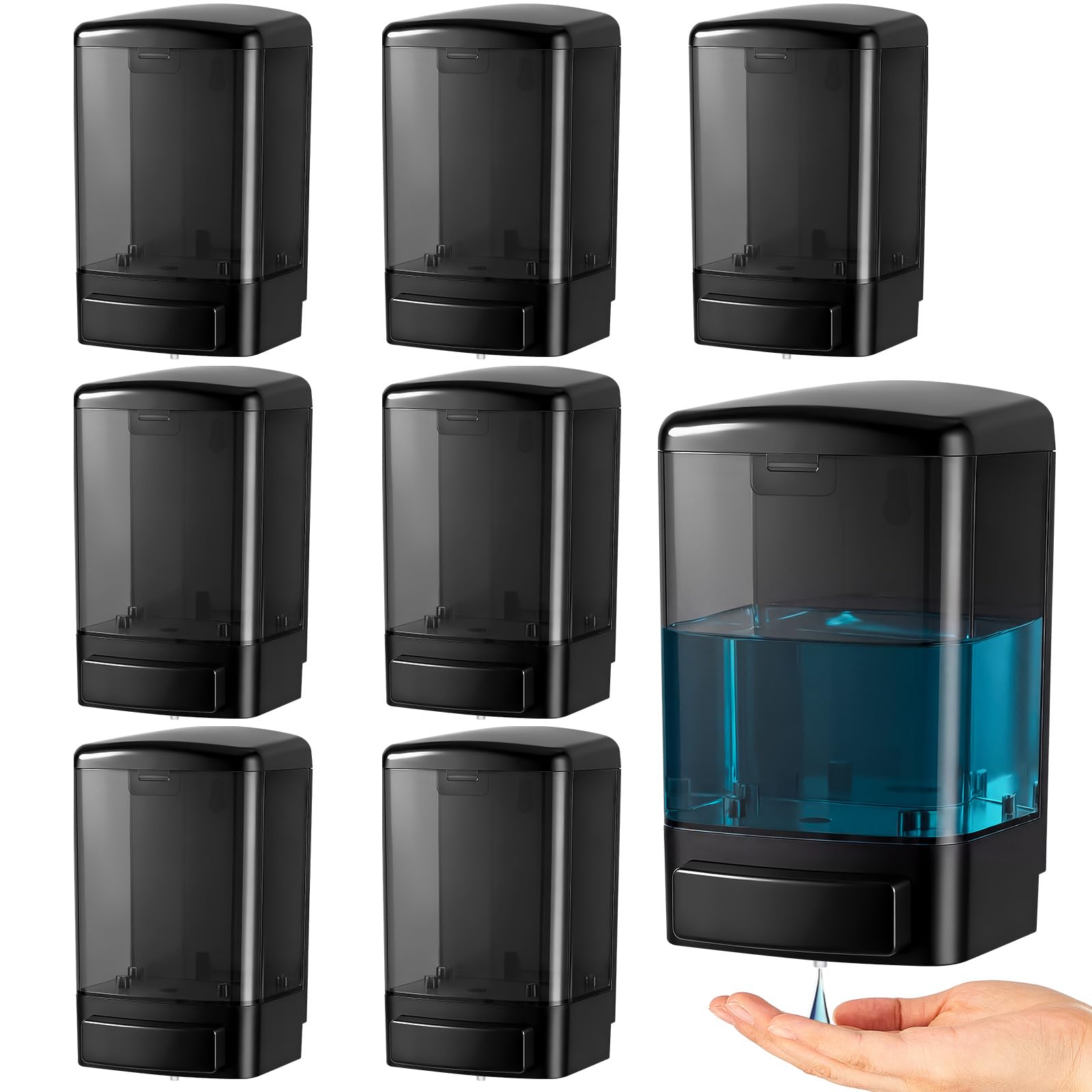 8 Pcs Wall Mounted Soap Dispenser (8 Count)