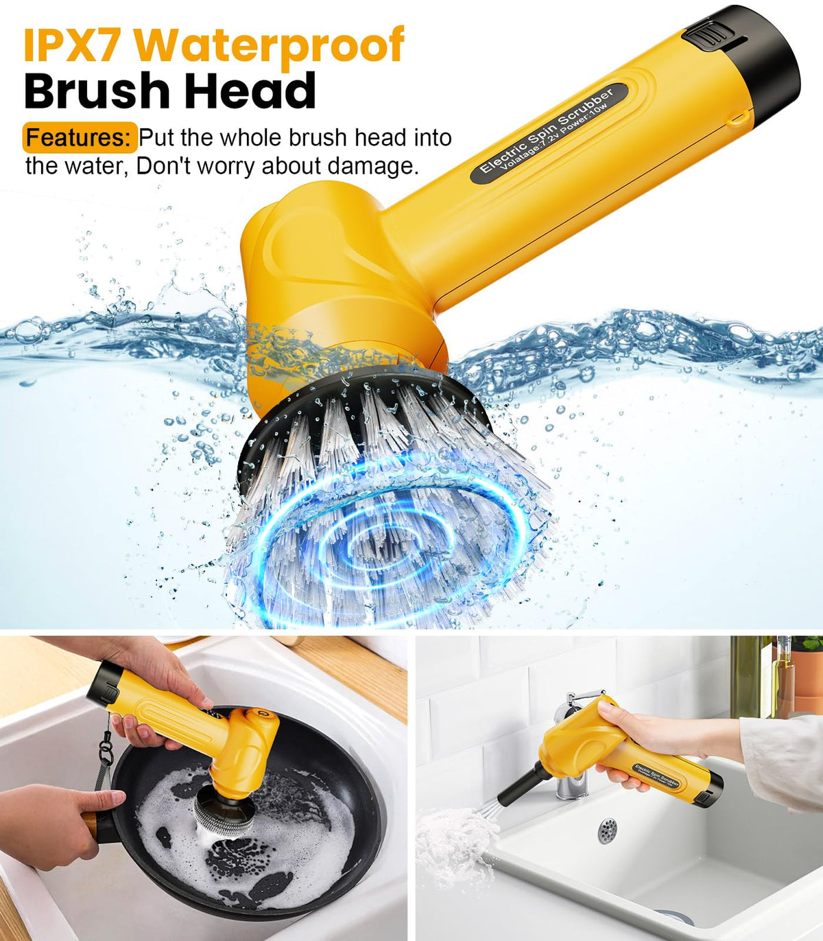Battery Electric Spin Scrubber Q4