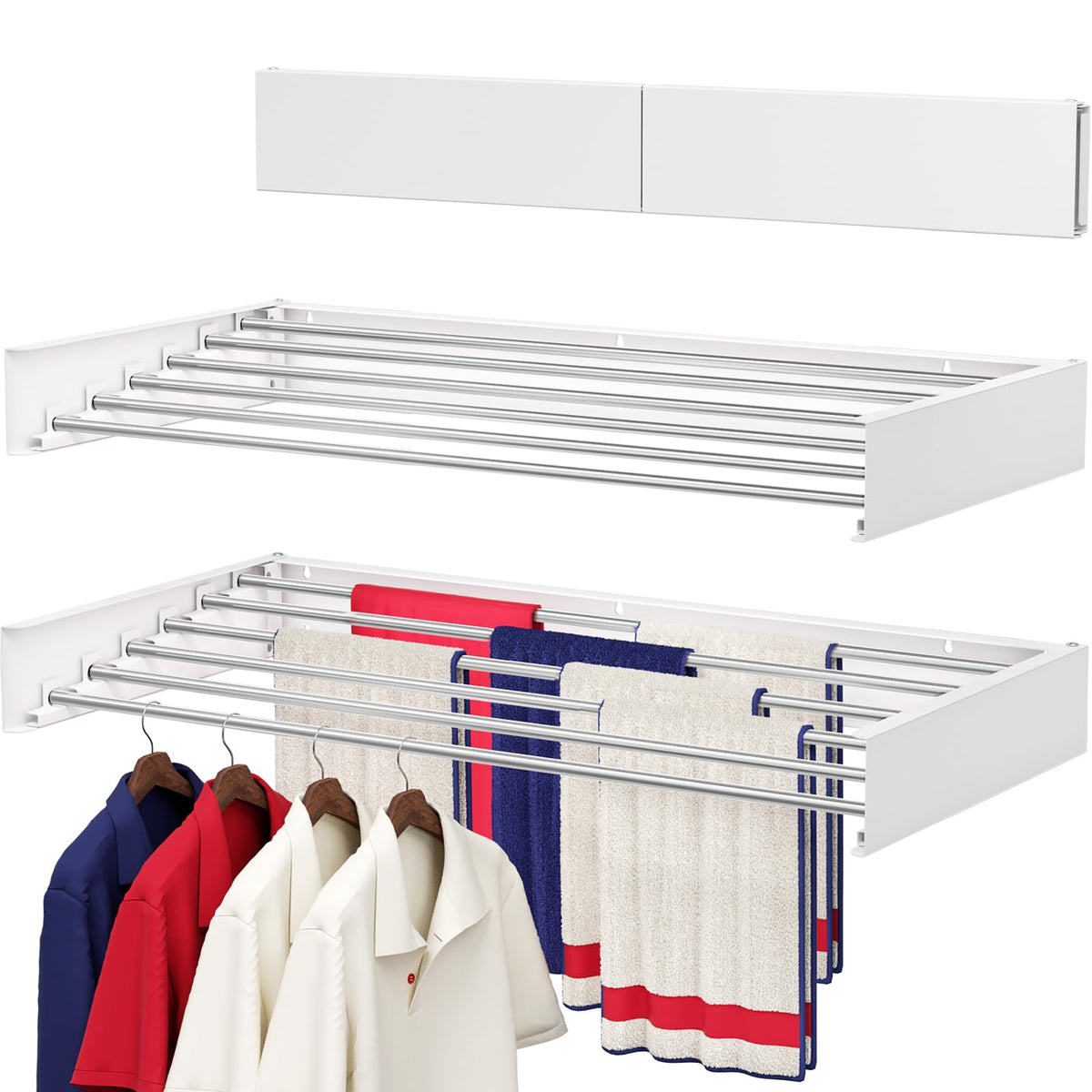 Wall Mounted Drying Rack 40"
