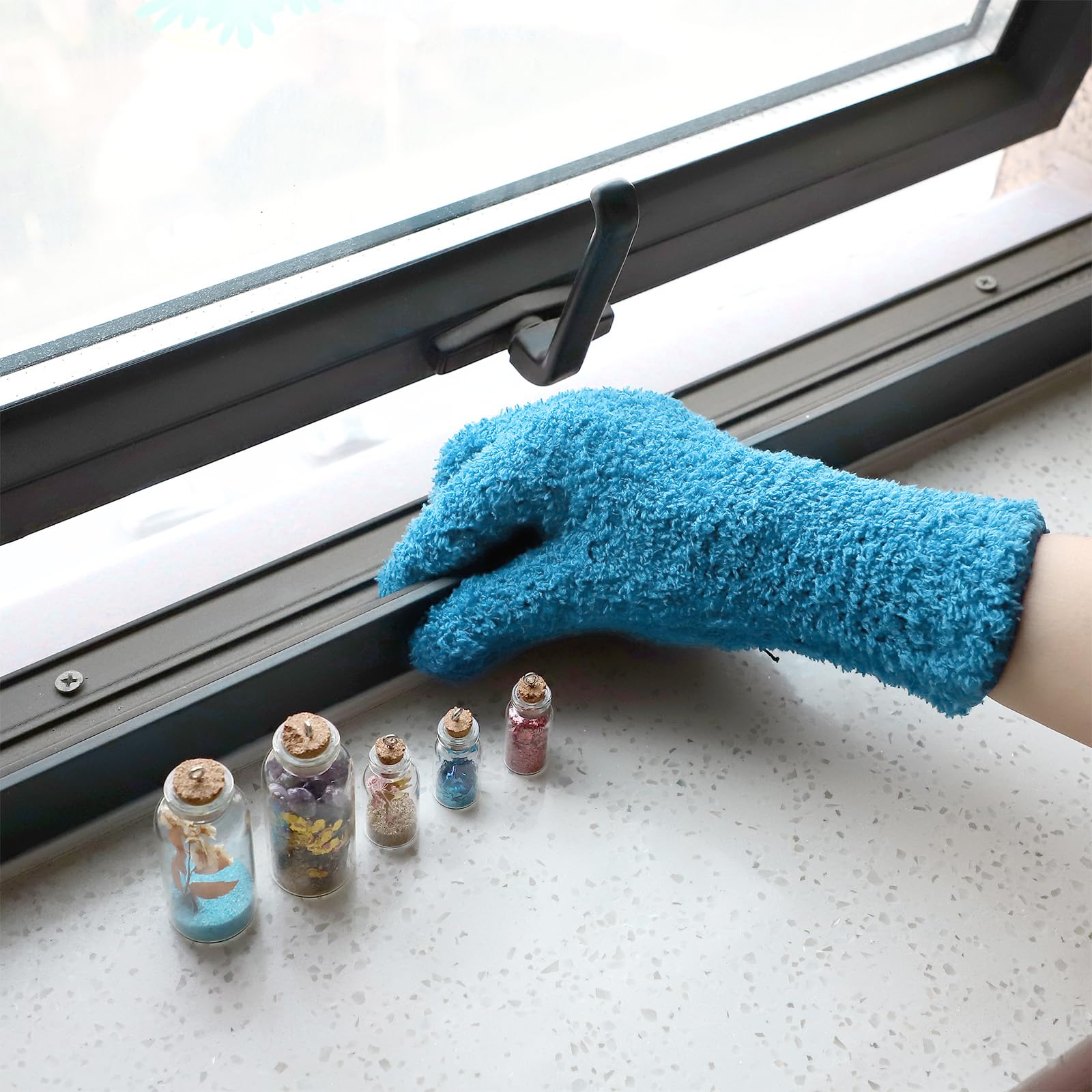 2 Pairs Microfiber Gloves for Plants (2 Count)