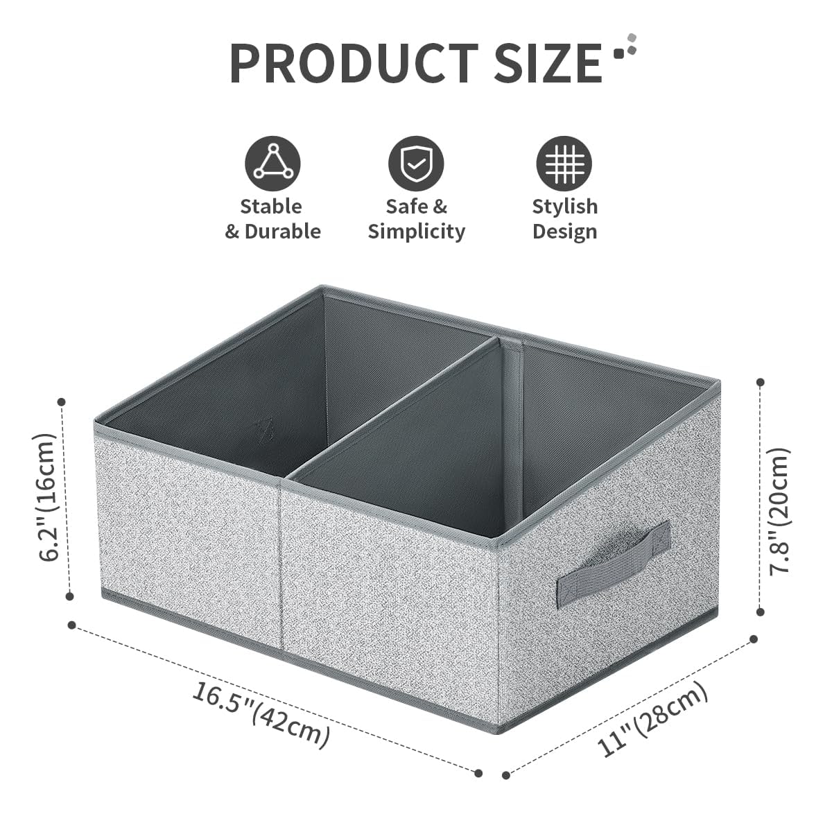 Closet Storage Bins (5 Count)