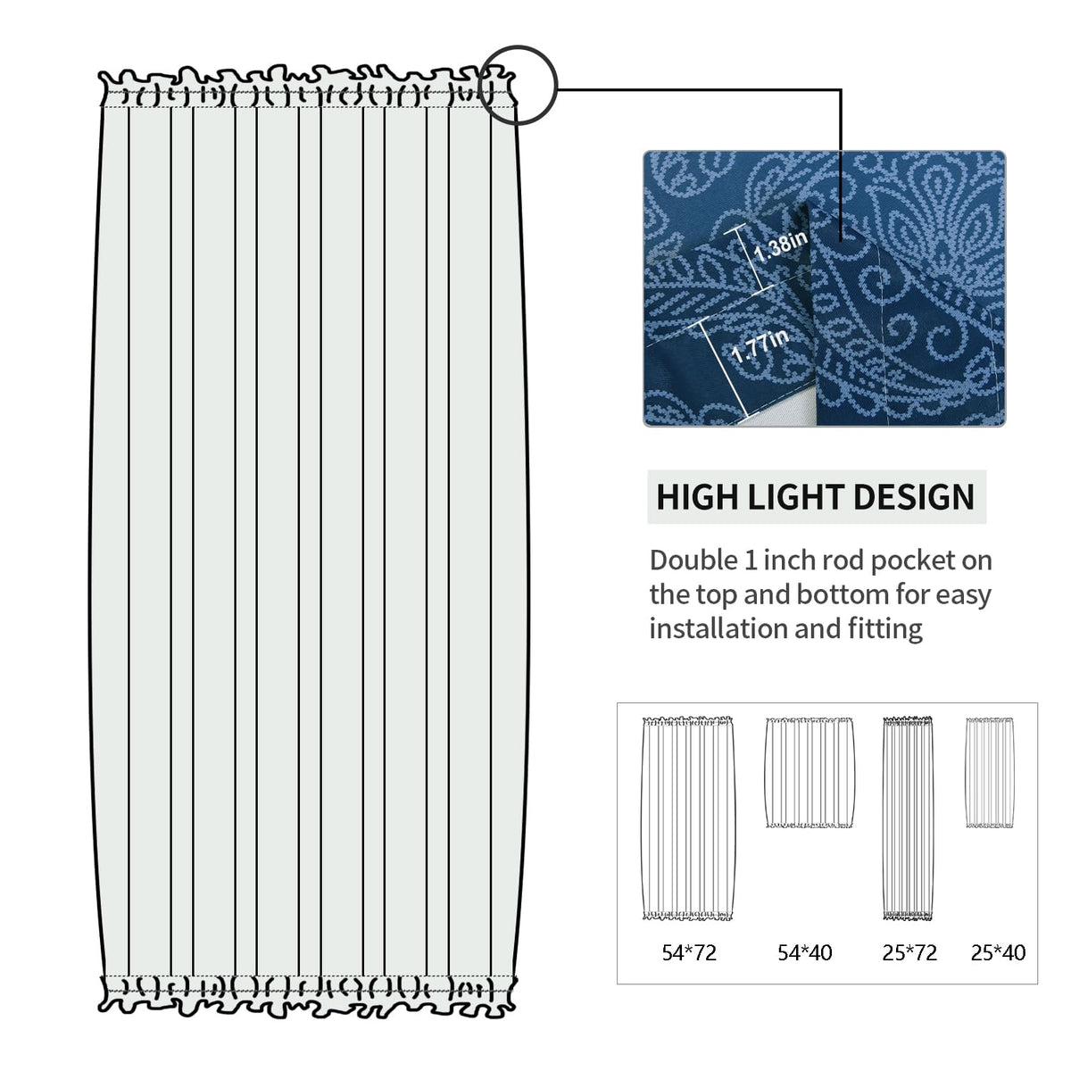French Door Curtains