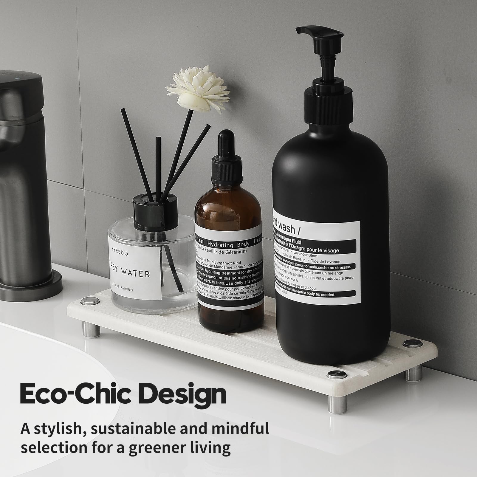 Quick Dry Bathroom Tray & Kitchen Sink Organizer