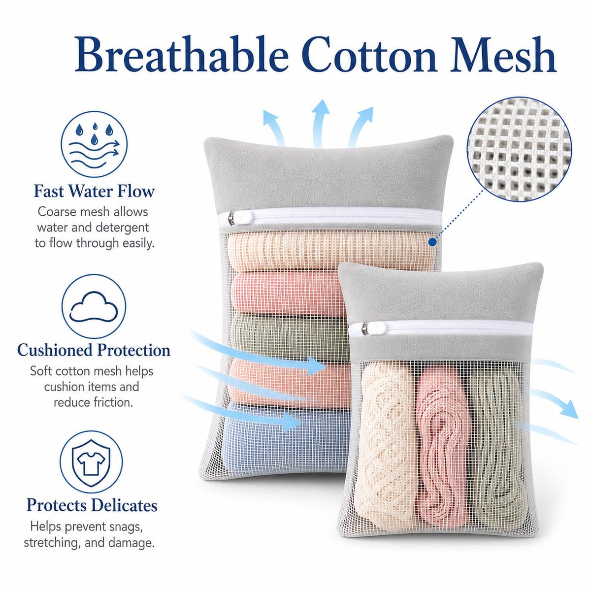 Gray 5 piece set in bags (5.99 Count)