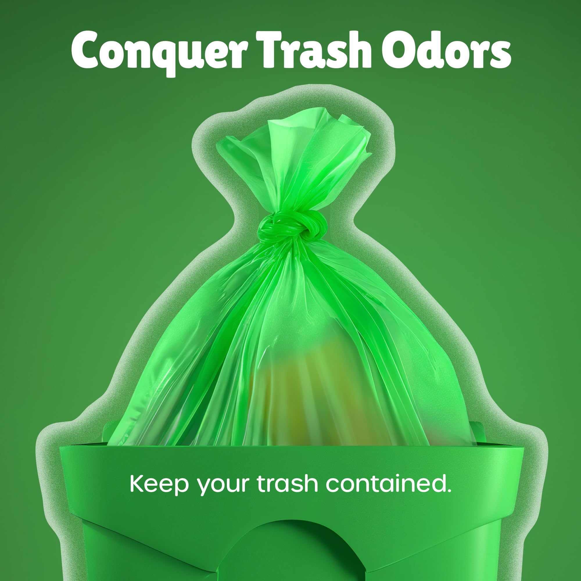 Small Trash Bags 1.2 Gallon Colored (150 Count)