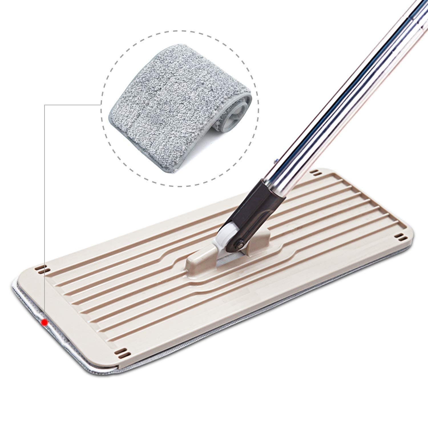 Bulletproof Microfiber Mop Replacement Heads