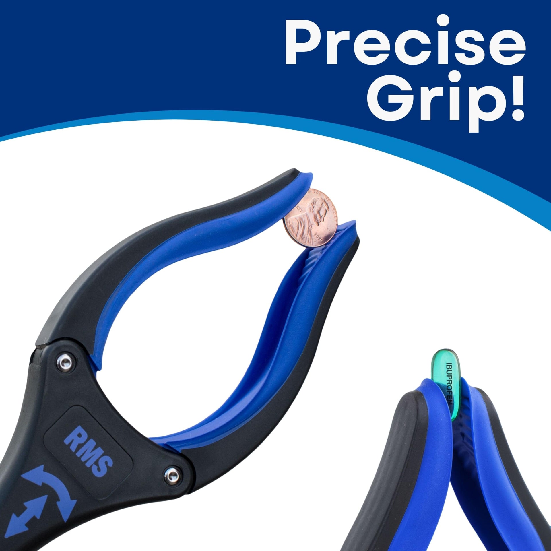 2 Pack 32 Inch Extra Long Grabbers Reachers with Rotating Jaw (2 Count)