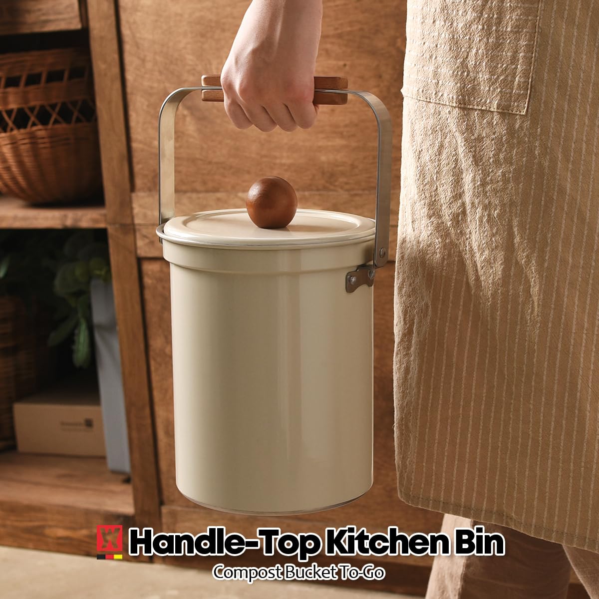 Kitchen Countertop Compost Bin 101ounces