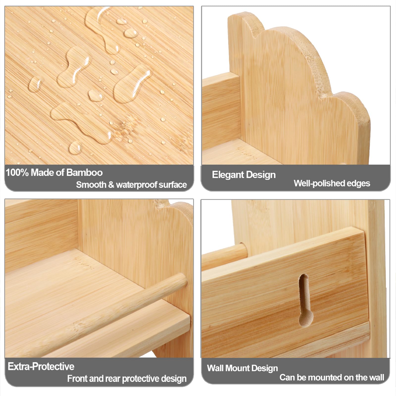 3 Tier Bamboo Spice Rack