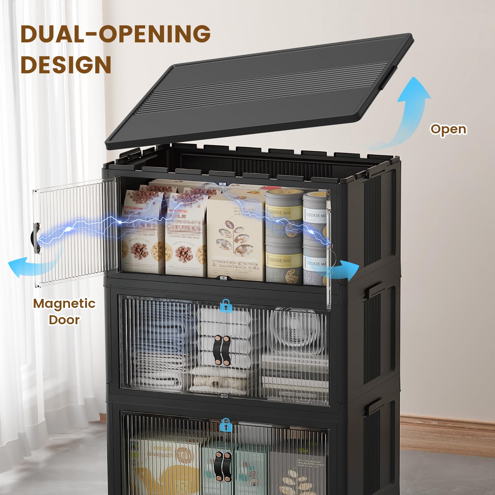 260Qt Stackable Storage Bins