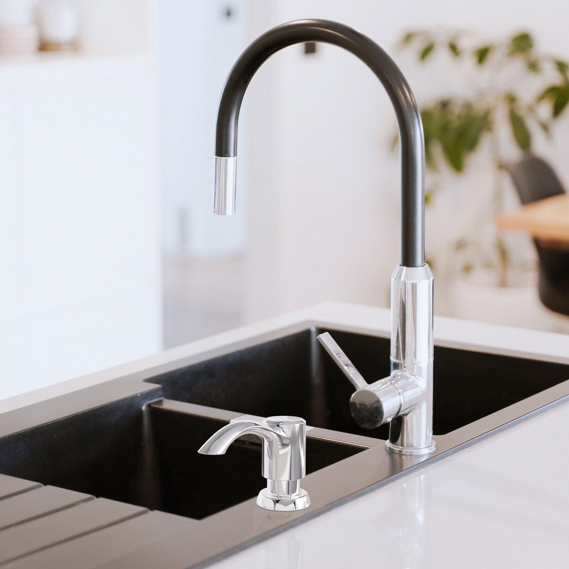 Built in Kitchen Sink Soap Dispenser with Extension Tube Kit