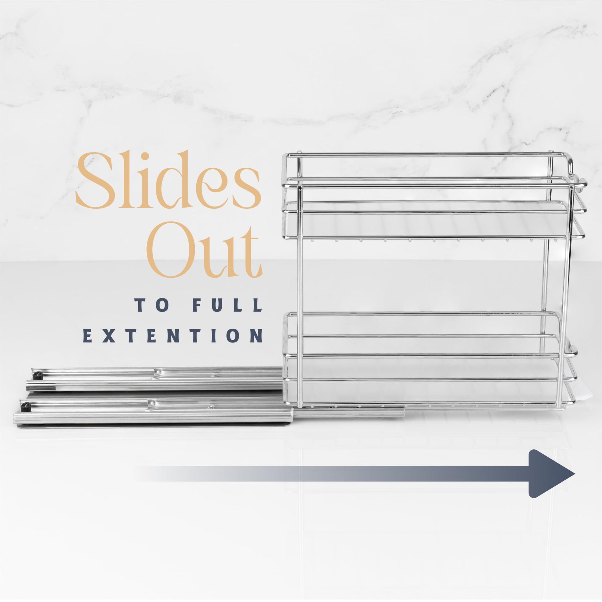 Pull Out Cabinet Organizer for Spices