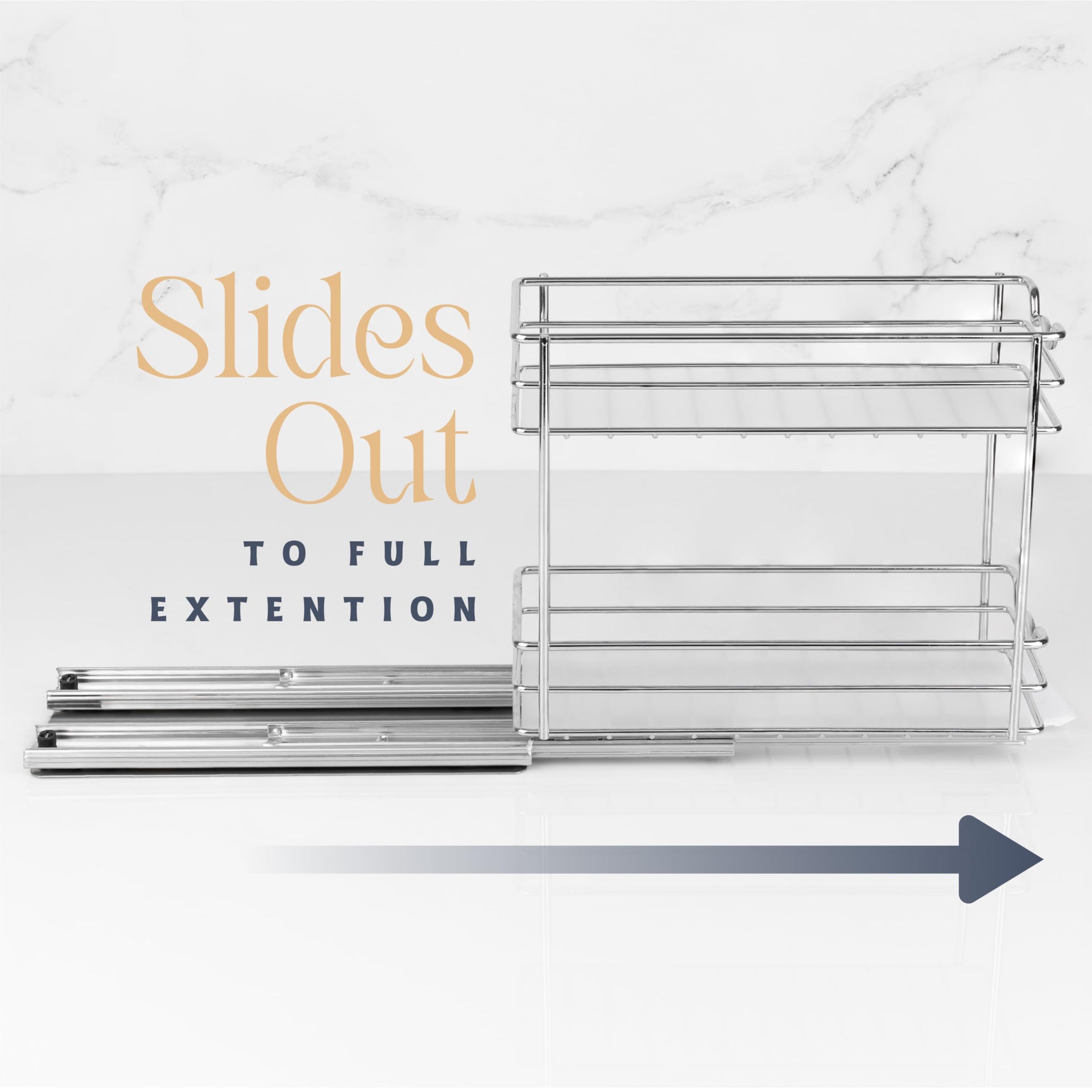 Pull Out Cabinet Organizer for Spices