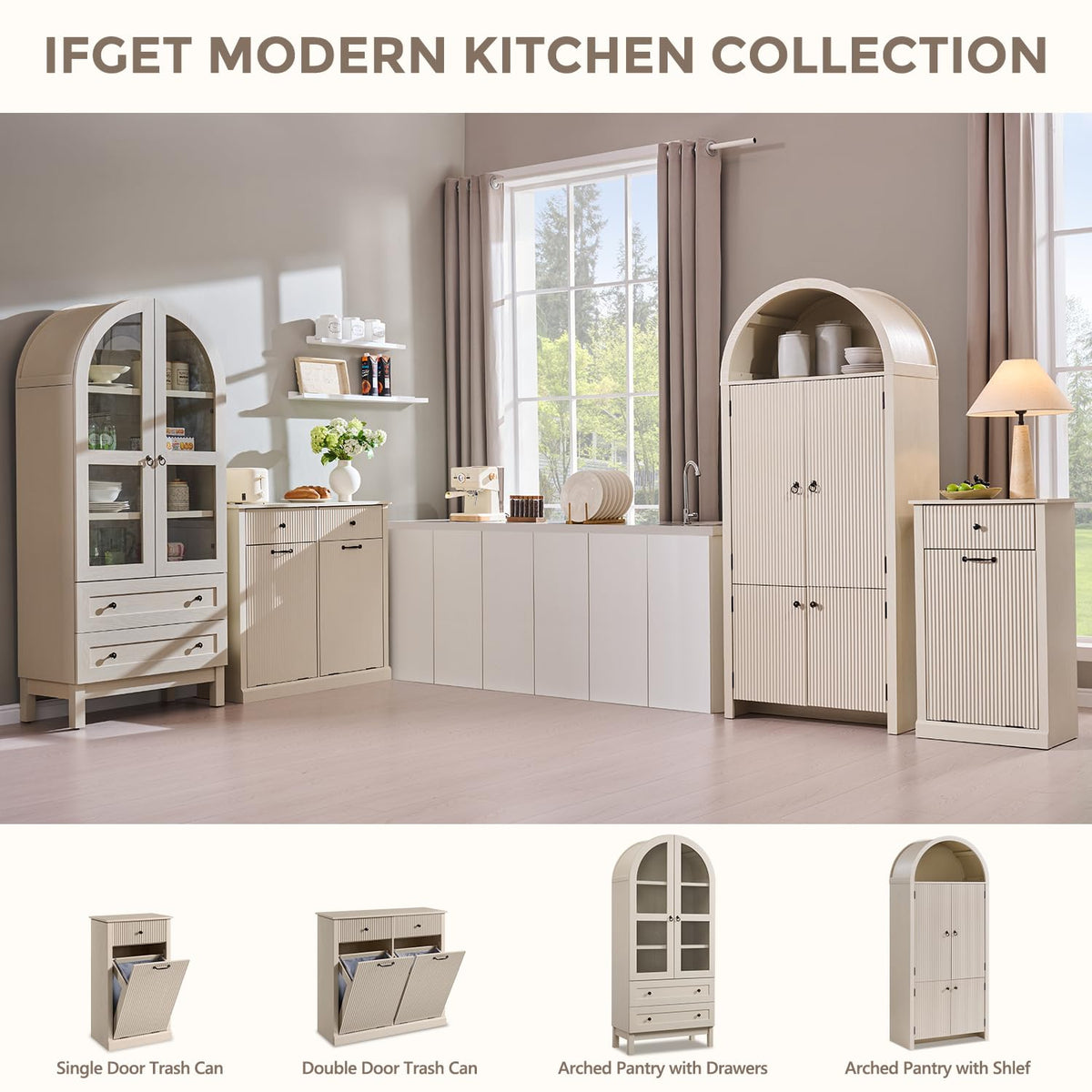 Tilt Out Trash Can Cabinet