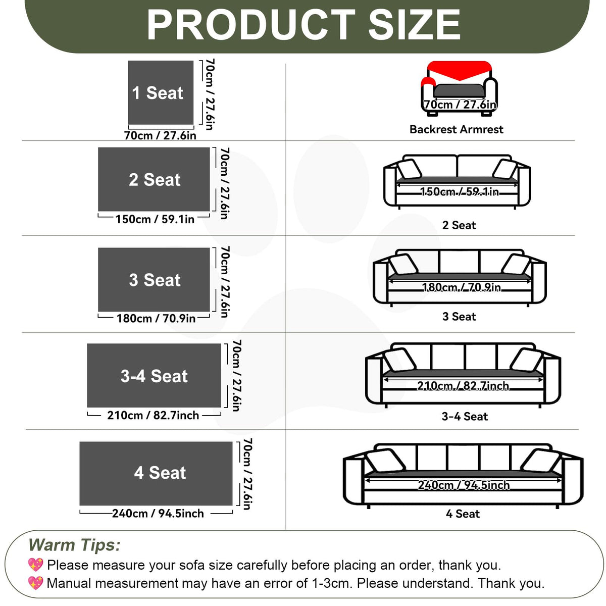 Couch Covers for 3 Cushion Sofa Pet Friendly Washable (3 Ounce)