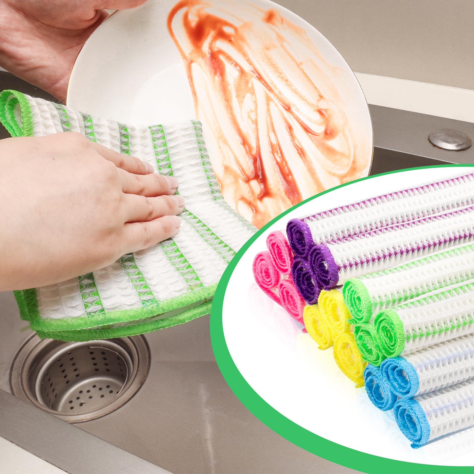 Wood Fiber Cleaning Cloth (15 Count)