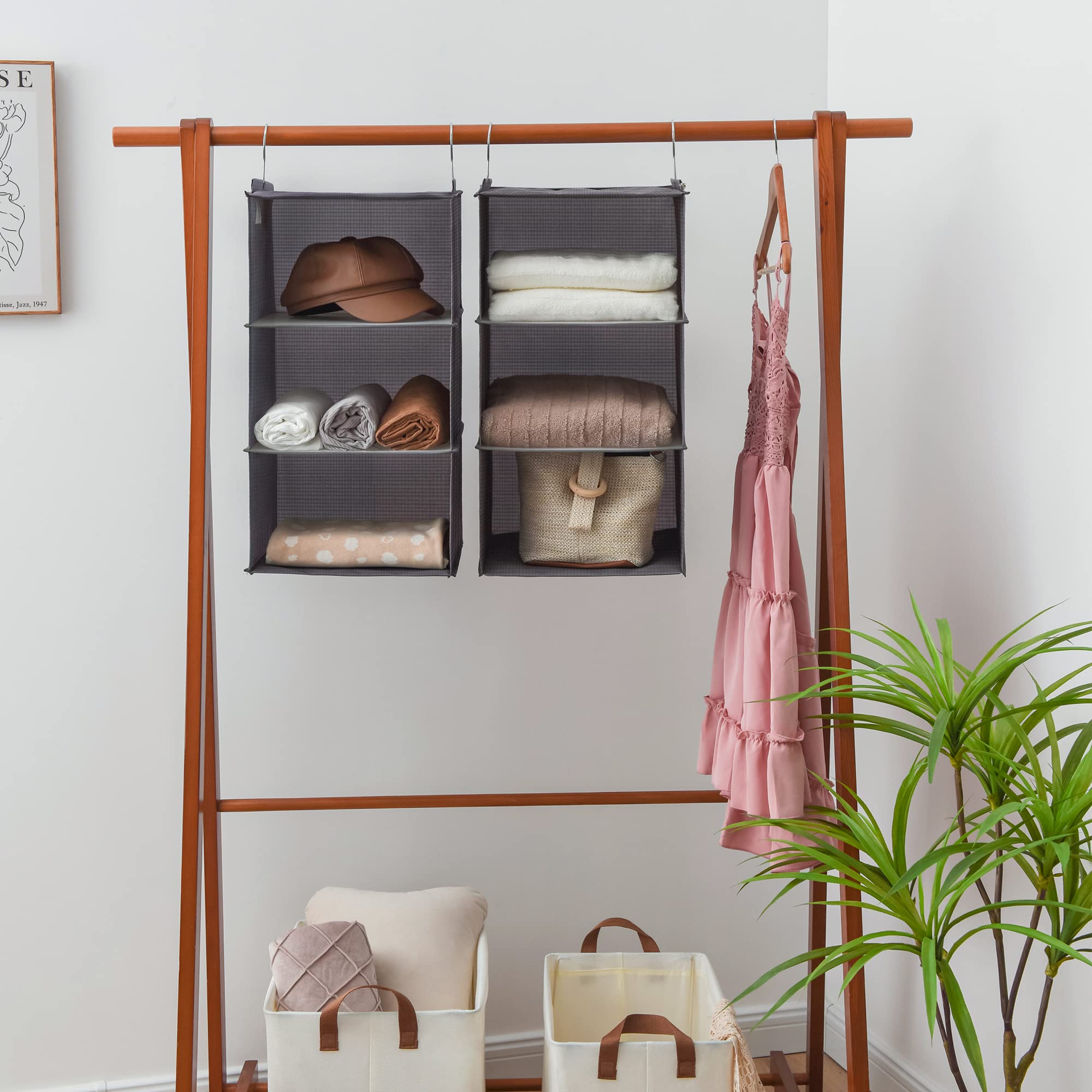 6 Shelf Hanging Organizer for Closet