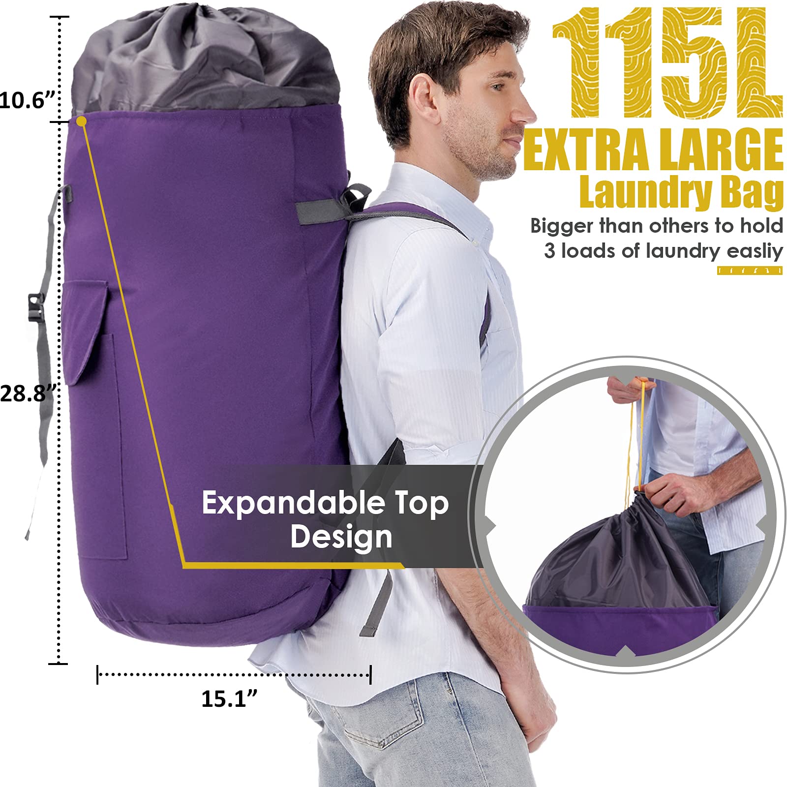 Backpack Laundry Bag