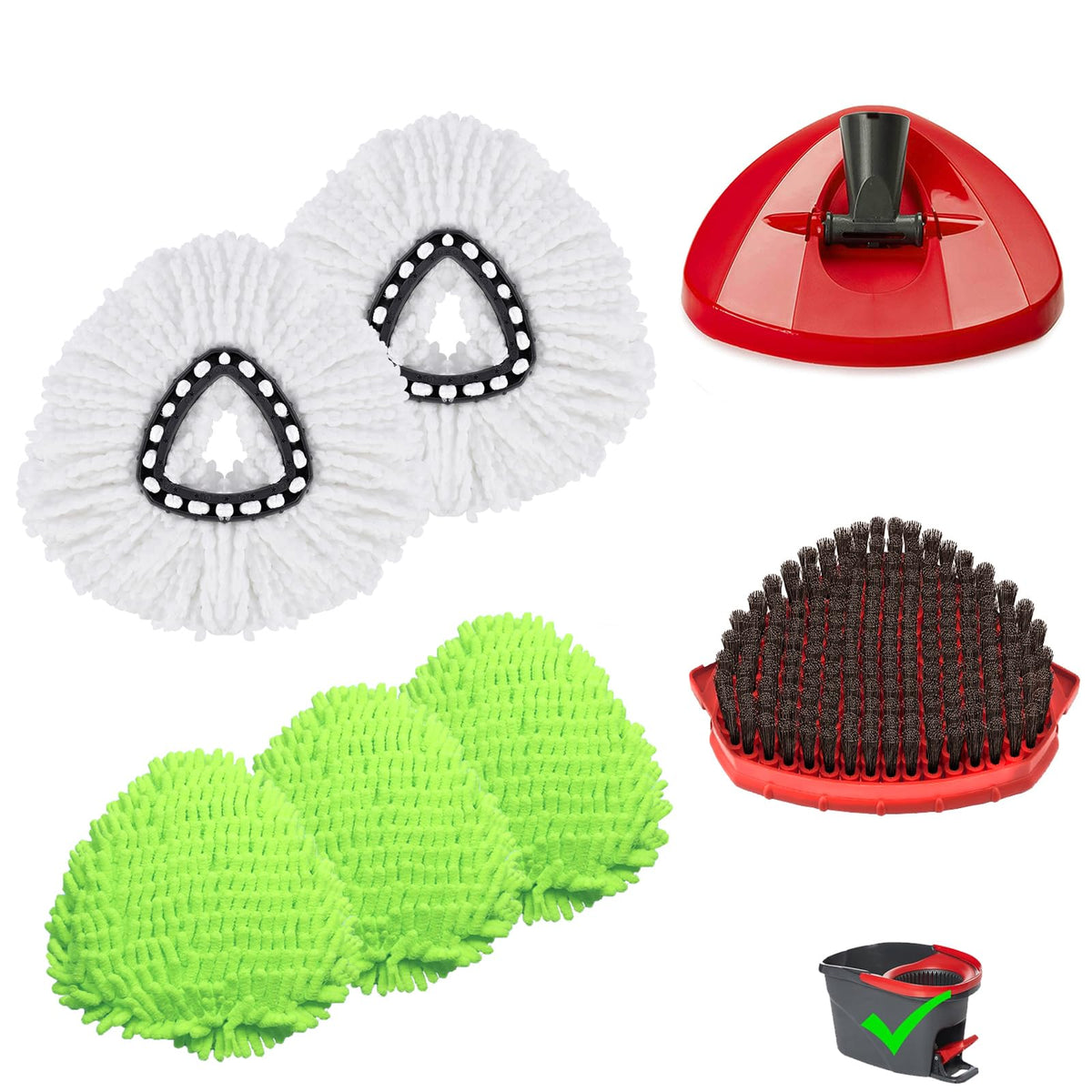 Upgraded Scrub Brush Compatible with O (7 Count)