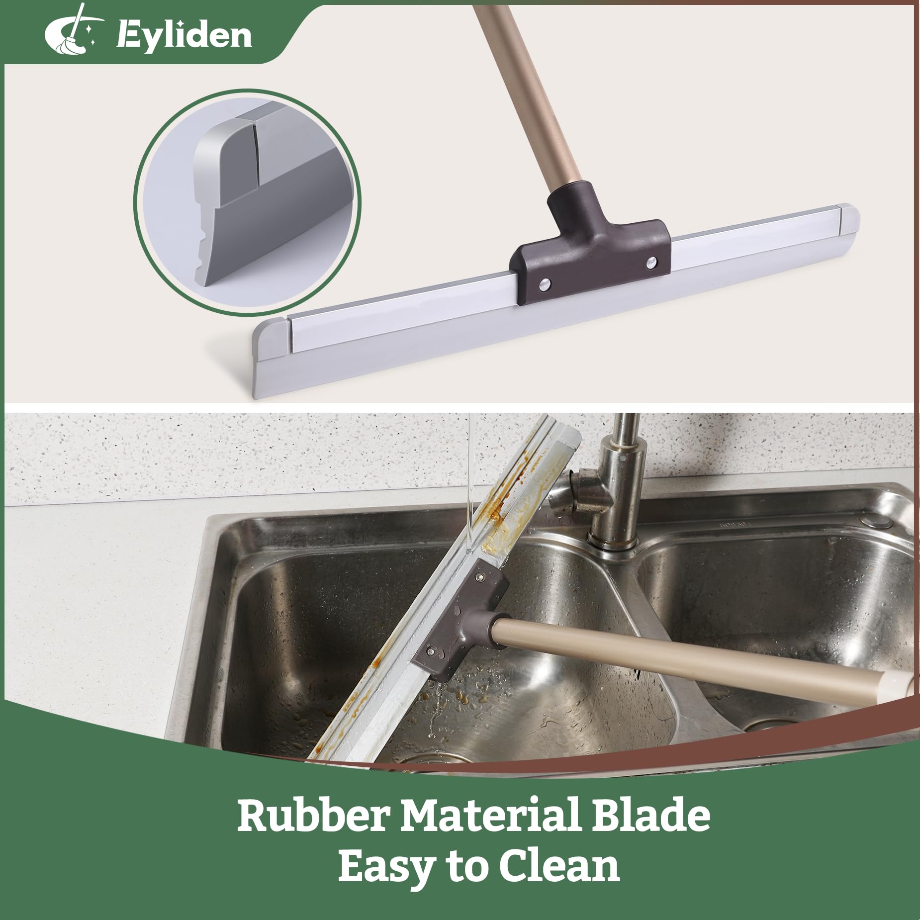 17" Rubber Floor Squeegee