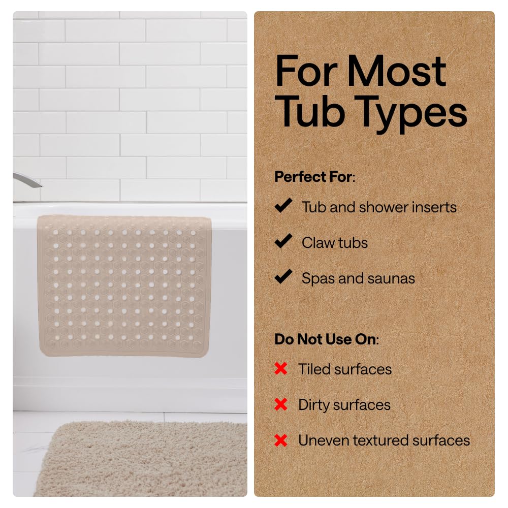 Patented Bath Tub Shower Mat
