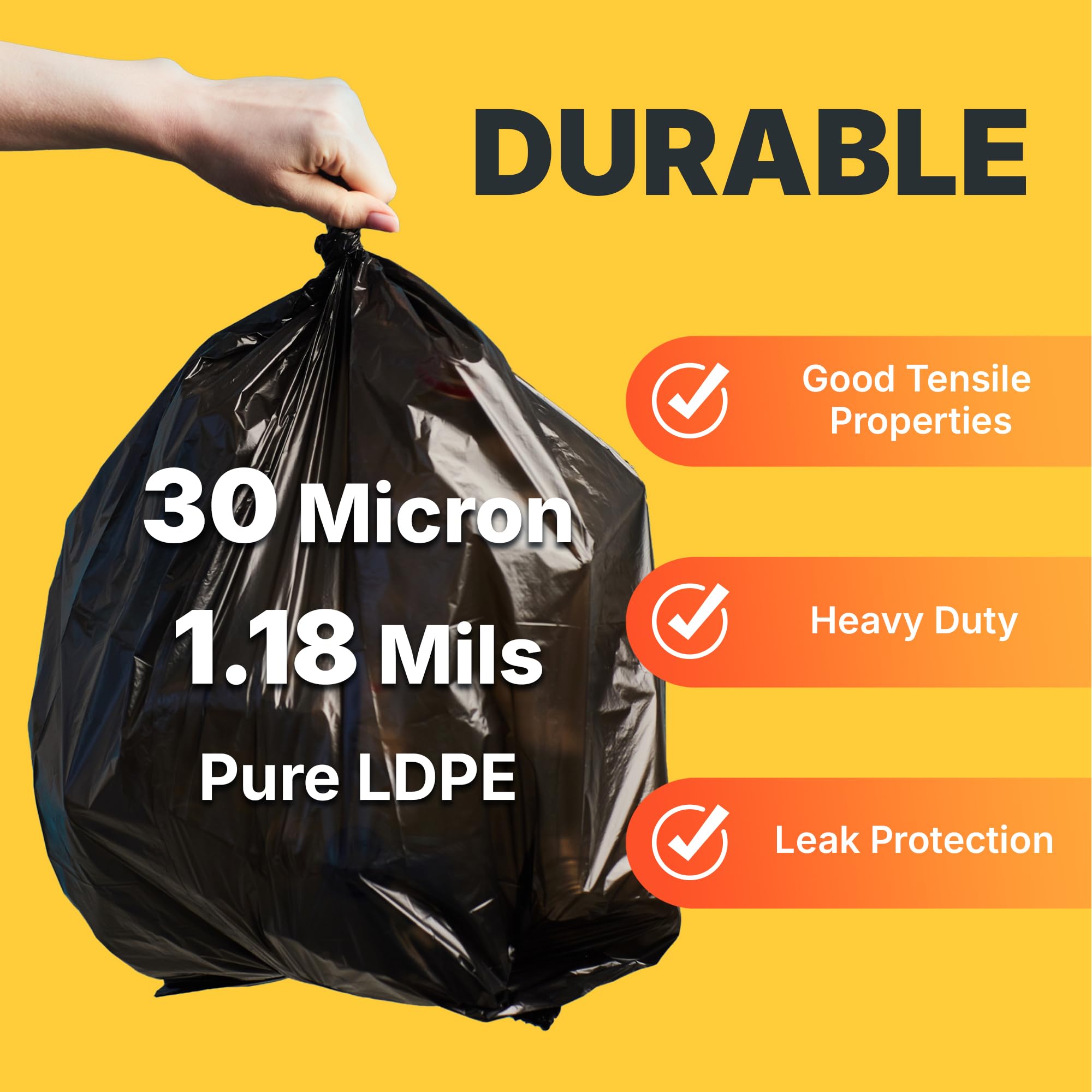 55 60 Gallon Trash Bags (100 Count)