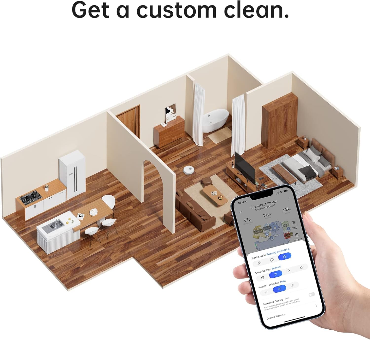 L10s Ultra Robot Vacuum and Mop Combo