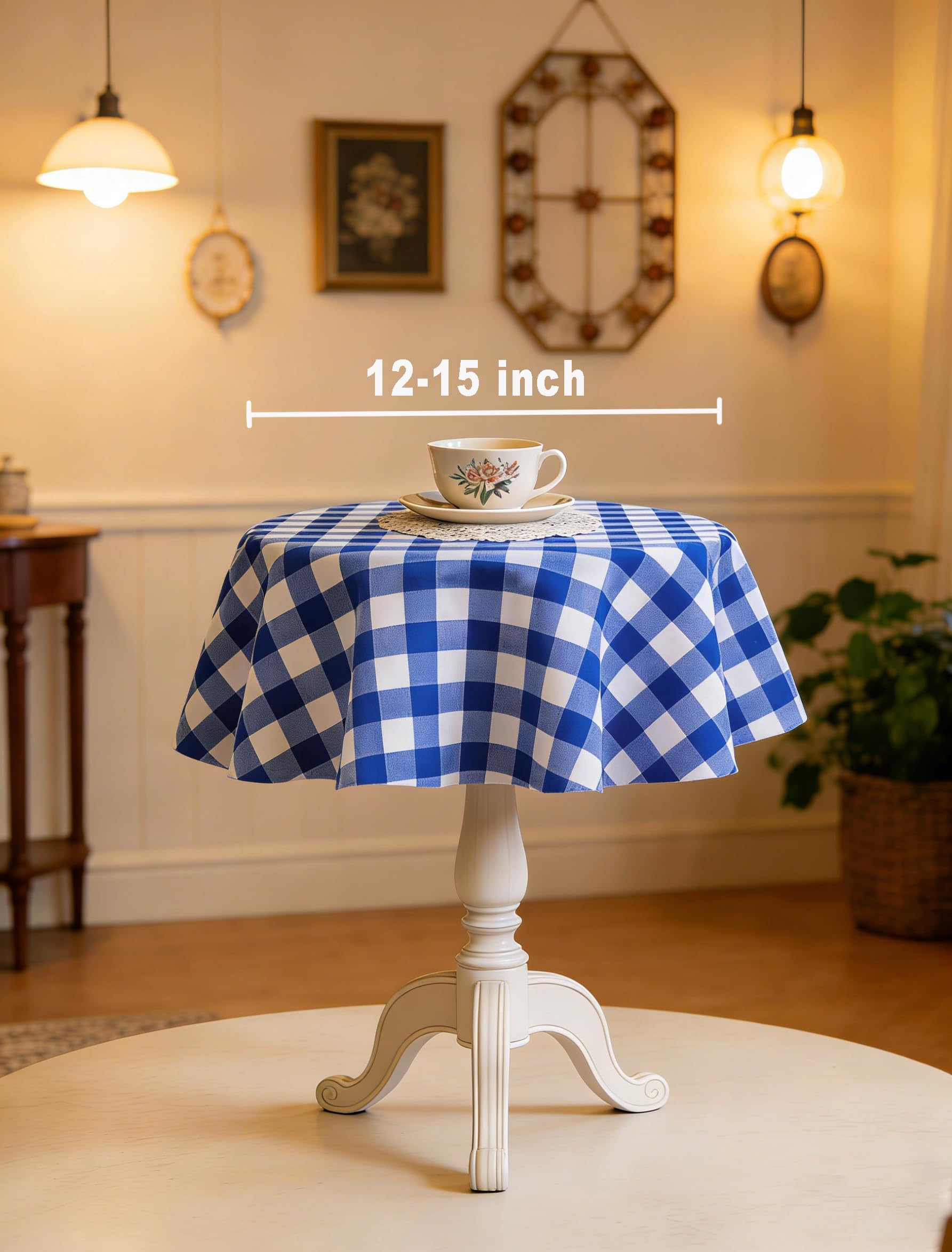 Waterproof Plaid Tablecloth Fabric