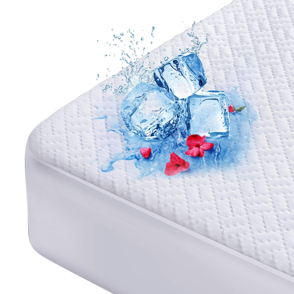 Cooling Waterproof Mattress Protector King Size