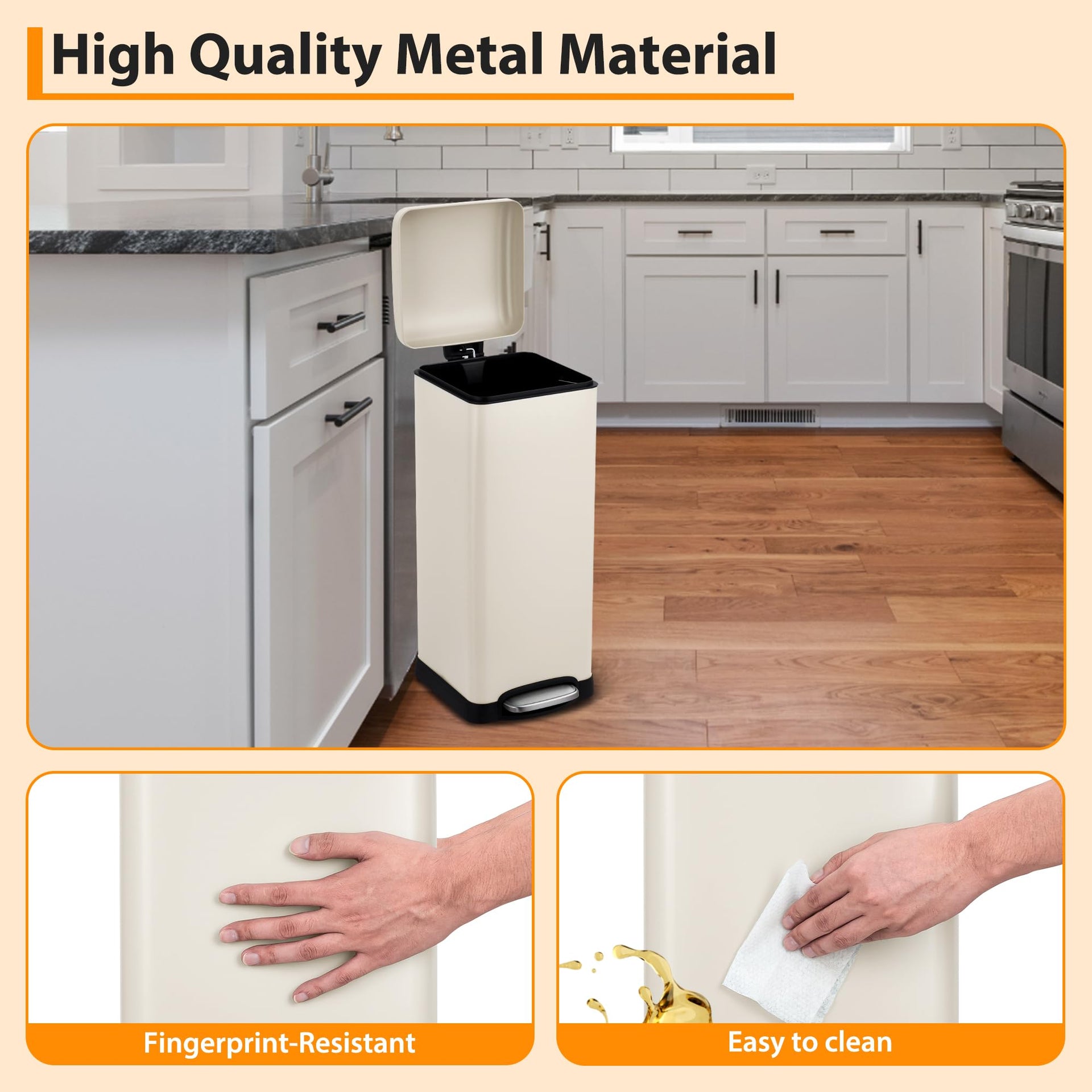 8Gallon 30l Kitchen Trash Can