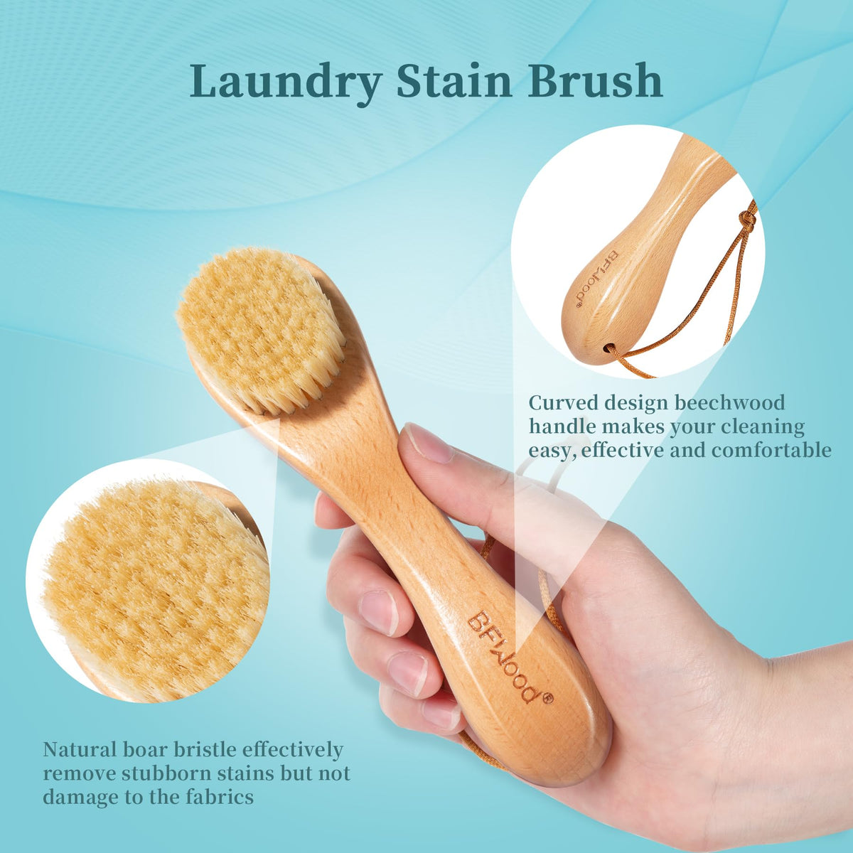 2PCS Laundry Stain Brush (2 Count)