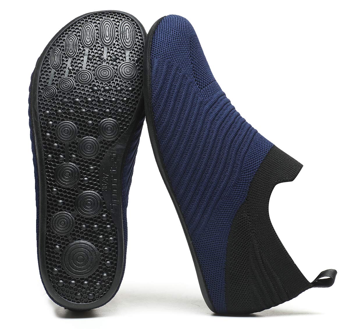 Adult Indoor House Slippers Socks Travel Lightweight Comfort Non Slip Grip House Floor Home Shoes for Women Men