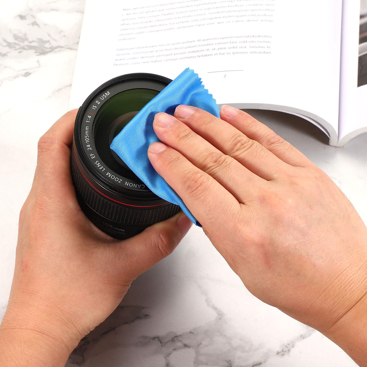 Eyeglass Microfiber Cleaning Cloth 7"x6"