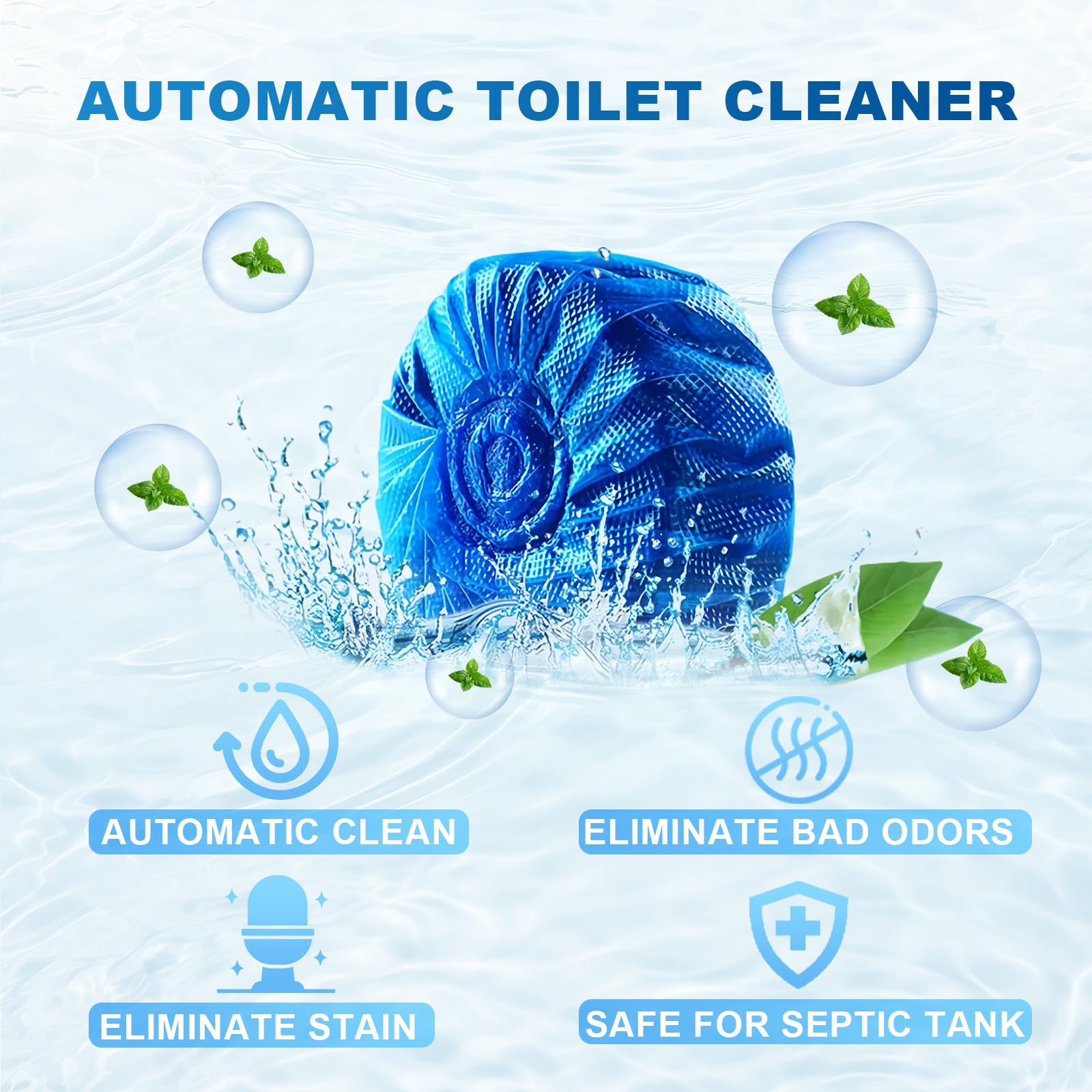 Toilet Bowl Cleaner Tablets 40 Pcs (40 Count)