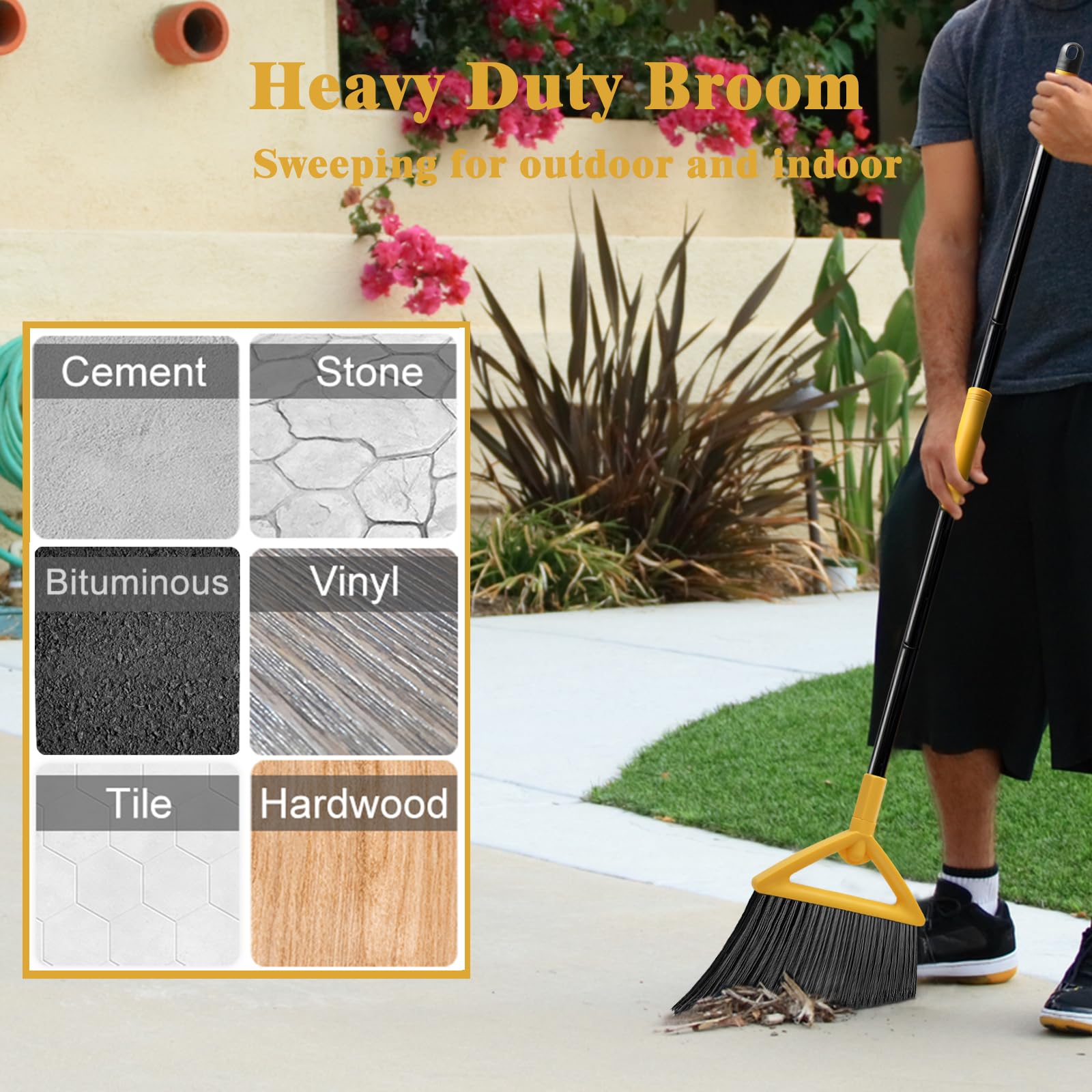 Heavy Duty Commercial Broom