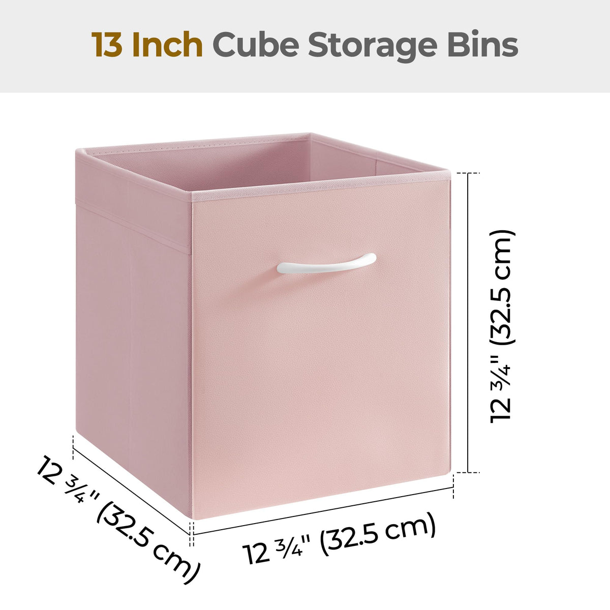Pink Storage Cubes (4 Count)